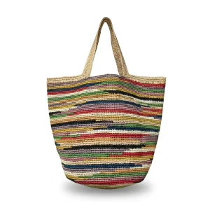 Summer New Product Trending Summer Cute Bags Beach Bag Tote Raffia Tote Bag Handwoven Straw Purse Bohemian Summer Beach Bag