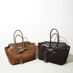 Summer Split Leather Shoulder Bag Large Capacity Crossbody Handbag for Women