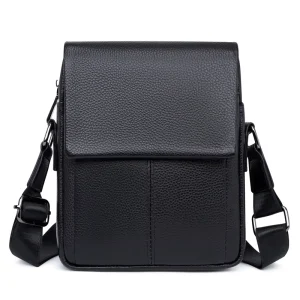 Supplier Fashion Lightweight Male Compact Office Business Satchel Messenger Shoulder Crossbody Sling Bag Premium PU Leather