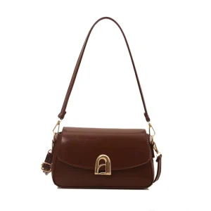 Textured Luxury Handheld Square Bag for Women New Fashion Lock Shoulder Bag Crossbody Bag