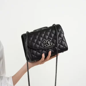 Top Grain Leather Handbags Luxury Purse Designer Bag for Women High Quality Diamond Retro Genuine Leather Crossbody Bag Borse