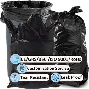 Trash Bags 50 55 60 Gallon Flat Liner Heavy Duty 30 Gallons 4 96 Gallon Medical in Box Trash Can Disposable
