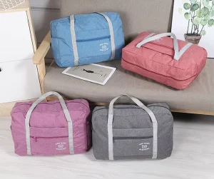 Travel Bag and Travel Folding Bag and Portable Travel Bag with Zipper Large Size