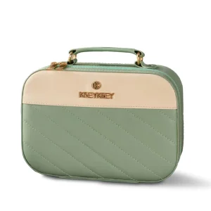 Travel Eco Friendly Leather Toiletry Makeup Storage Bag Cosmetic Bags Cases