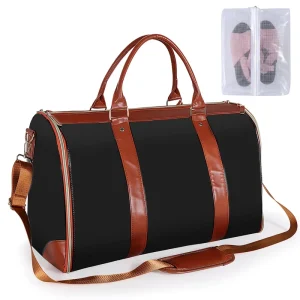 Travel Fashion Duffel Bags Leather Gym Duffel Bag Overnight Bags for Women & Men