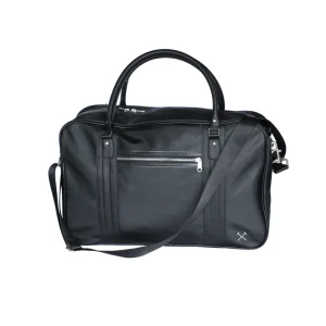 Travel Leather PU Weekend Daily Duffle Bag Sports Gym Bag Official Soccer Club Team Bag