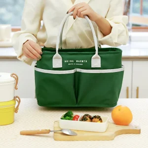 Travel Picnic Cooler Bag Insulated Grocery Tote Bag Thermal Lunch Bags for Women Insulated