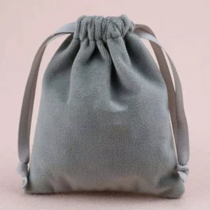 Travel Shoe Storage Dust Bag Reusable Suede Velvet Drawstring Pouch Custom Logo for Shoe Protection