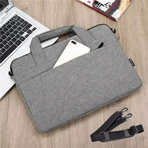 Travel Shoulder 15.6 Inch Polyester Waterproof Computer Messenger Laptop Bag Business Tote Laptop Bag