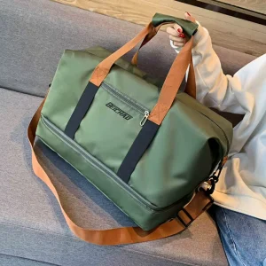 Travel Sports Tote Gym Bag Carry-on Weekender Fitness Duffel Bag With Dry Wet Pocket