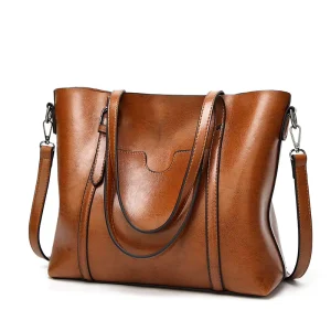 Trending Retro Inspired Shoulder Messenger Bag New Fashion Simple Design Large Capacity Handbag for Versatile Lady