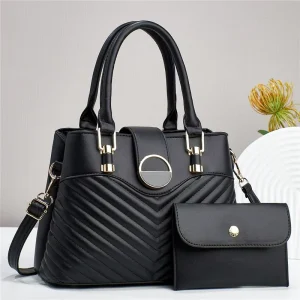 Trending Women Handbags Ladies Shoulder Bag PU Leather Casual Tote Bag Designer Sacs a Main Pour Femmes