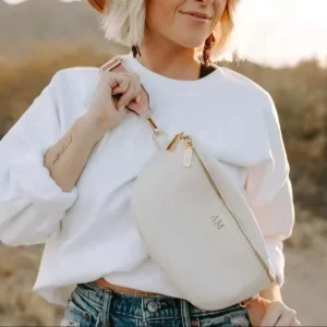 Trendy Fanny Pack Crossbody Purse Belt Bag Travel Shoulder Purse Leather Bum Bags Women’s Messenger Bag