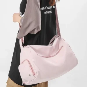 Trendy Sport Yoga Fitness Crossbody Bag Unisex Large Capacity Short Distance Duffel Travel Storage Bag With Shoe Compartment