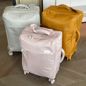 Ultra light Waterproof Oxford Fabric Front opening Suitcase 20 inch Carry on Luggage Trolley case TSA Lock Breathable