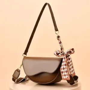 Underarm Saddle Bag Zipper Simple Ladies Shoulder Crossbody Bags Luxury Women’s Handbags