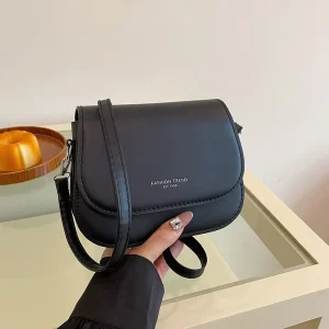Unique Design Women’s New Korean Style PU Shoulder Crossbody Bag Cute Color blocking JK Small Square Embroidery Single