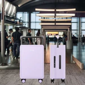 Unisex Custom PC Trolley Suitcase Set Large Capacity Spinner Wheels TSA Lock Luxury Business Style Stylish Cabin Luggage Bag