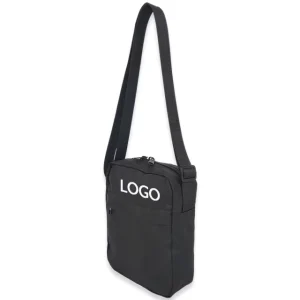 Unisex Customizable Logo Crossbody Canvas Satchel Bag Men’s Messenger Bags with Cotton Polyester Lining Decorated Lock Daily Use