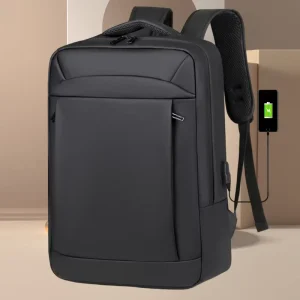 Unisex Durable Waterproof Oxford Backpack Custom Logo Fashionable Expandable Large Capacity Business Laptop Travel Bag Zipper
