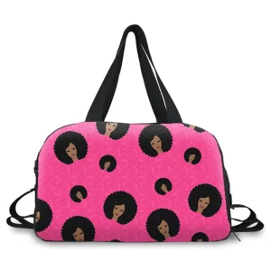 Unisex Fashion Gym Bag Canvas Polyester Lining Adjustable Strap Soft Handle Zipper Closure Durable Anti-Theft 20-30L Capacity