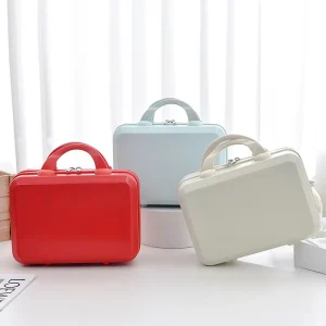 Unisex Gift Wedding Gift Box Small Mini Storage Box Customizable Logo Neoprene Waterproof Luggage 14inch Handheld Makeup Case