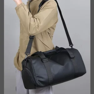 Unisex Gym Bag Wet Dry Separation Handheld Sports Training Luggage for Short Trips Portable Swimming Bag Independent Shoe