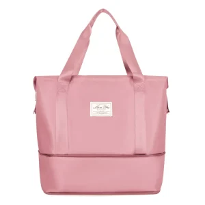 Unisex High Quality Gym Sports Dry Wet Tote Bags Waterproof Nylon Polyester Zipper Closure Adjustable Strap Weekend Bag