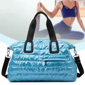 Unisex Large Capacity Zipper Closure Travel Duffel Bag Stylish Simple Waterproof Yoga Portable Oxford Fabric