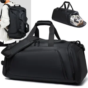 Unisex Luxury Large Capacity Gym Duffle Bag Waterproof Oxford Polyester Lining Custom Logo Portable Travel Sports Fitness