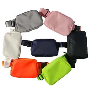 Unisex Nylon Fanny Pack Mini Chest Bag Running Jogging Crossbody Bag Outdoor Sports Waist Belt Bags