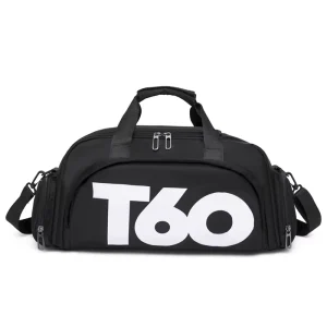 Unisex Waterproof Nylon Large Capacity Duffel Bag Backpack Gym Travel 2 in 1 Pink Duffle Bag With Shoe Compartment