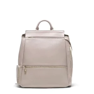 Vegan Leather Multifunctional Mommy Diaper Waterproof Bag Smart Organizer Big Capacity Backpack