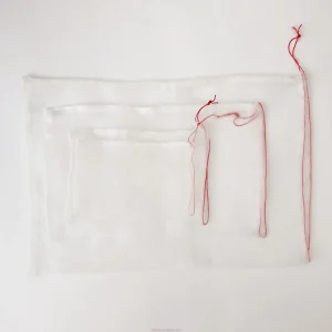 Versatile Nylon Mesh Grow Bags with Drawstring PE Material for Garden Fruit & Vegetable Protection Seeds Soaking Germination Bag