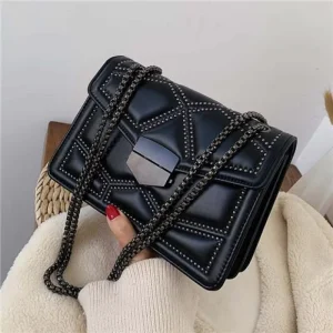 Versatile Spring Summer Women’s TikTok Western Style Popular Chain Single Shoulder Messenger Bag