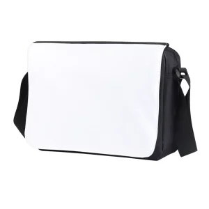 Vintage Casual Blank Crossbody Messenger Bag with Letter Design for Sublimation Print Unisex for Black Blue Red