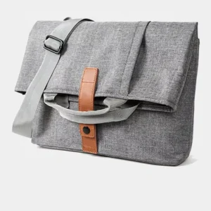 Vintage Portable Foldable Messenger Bag Lightweight Sling Bag for Men