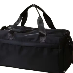 Water Resistant Denim Large Capacity Gym Carry On Luggage Bag Dry Wet Separation Polyester Breathable Ultra Lightweight for