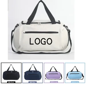 Waterproof Durable Lightweight Portable Outdoor Sports Travel Fitness Bag With Custom Printed Logo