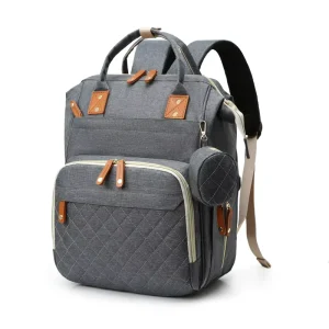 Waterproof Fashion Style Mama Bag Customized Color Logo Polyester Material All Seasons Maternal Baby Organizer Backpack