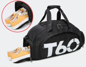 Waterproof Gym Sports Bags Men Women Molle Fitness Training Bag Multifunctional Nylon Travel Duffel Bag with Shoe Compartment