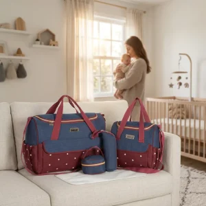 Waterproof Hospital Bag Nursery Diaper Organizer Mommy Travel Diaper Bag for Boys and Girls