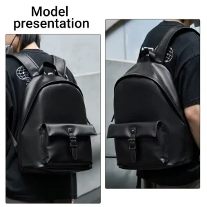 Waterproof Laptop Bag with Zipper Closure PU Material 20-35L Capacity
