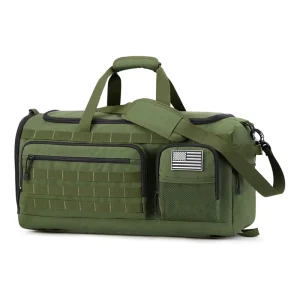 Waterproof Men Women Sports Gym Backpack Weekender Overnight Bag Travel Tactical Duffle Bag