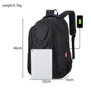 Waterproof Multi Function Water Resistant Durable Business Travel Usb Charging Port School Bags Fabric Laptop Backpack