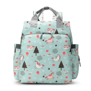 Waterproof Multifunctional Diaper Bag Insulated Baby Bottle Bag Diaper Bags Backpack