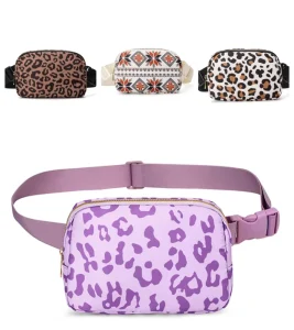 Waterproof Nylon Fanny Pack Yoga Chest Bags Fashion Women’s Sports Running Outdoor Crossbody Bag Waist Bags