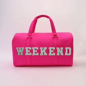 Waterproof Nylon Lightweight Weekend Overnight Bag for Sports Camping Outdoor Gym Duffle Bag