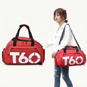 Waterproof Nylon Professional Workout Yoga Fitness Sport Training Luggage Tote Gym Tote Backpack Duffel Bag