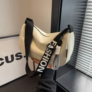 Waterproof Oxford Fabric Large Capacity Dumpling Bag Crossbody Bag New Style Versatile Casual Sports Single Shoulder Bag Trendy